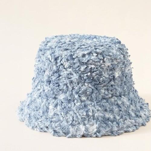 New Winter Solid Plush Bucket Hats Unisex Outdoor Casual Warm Hat Soft Velvet Fisherman Cap Streetwear Thicken Fashion Present
