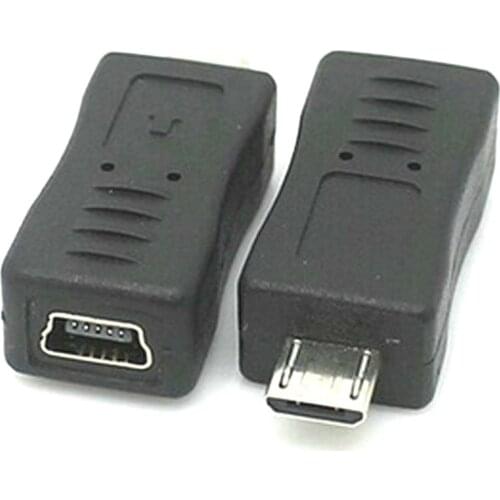 Micro Usb Male Type To Mini Usb Female Charger Adapter Connector Converter new