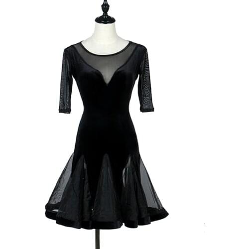 Latin Dance Dress Women/Girls For Sale cha Cha/Rumba/Samba/Ballroom Dancing Dancewear Fitness Clothes Lady/Kids Dance Costume