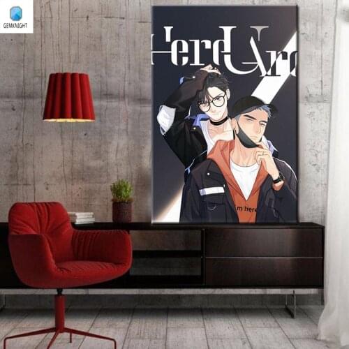 Drawing by numbers Here U Are modular pictures painting by numbers anime Romantic boy coloring by numbers modular