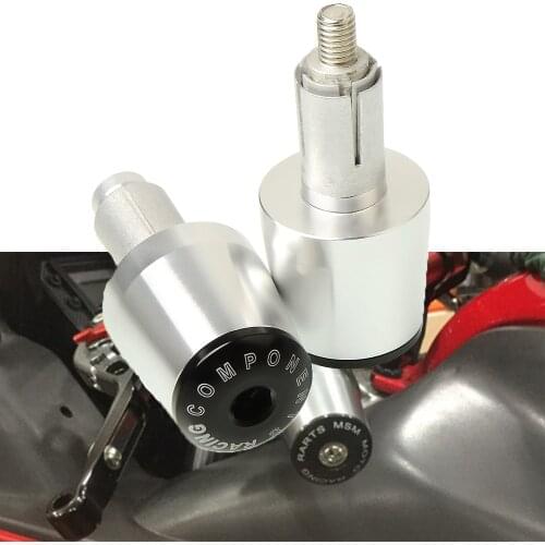 7/8"22mm Handlebar Gear Balanced Plug Slider Handle Bar End Weights Grips Cap For Suzuki GSXR GSX-R 600 750 1000 1300 K1 K2 K3