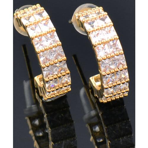 Women's Gold Earrings SINLEERY China