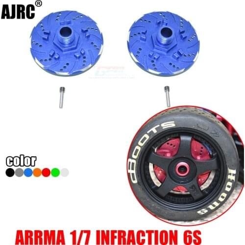 ARRMA 1/7 INFRACTION 6S thickened 6MM dragon claw type hexagon simulation brake disc/adapter AR310447