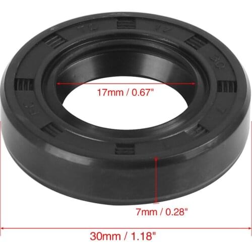 UXCELL Metric Rotary Shaft Oil Seal 17X30/35/40/47x7mm 17x30/35x8mm 17x30x35x40mm TC Double Lipped