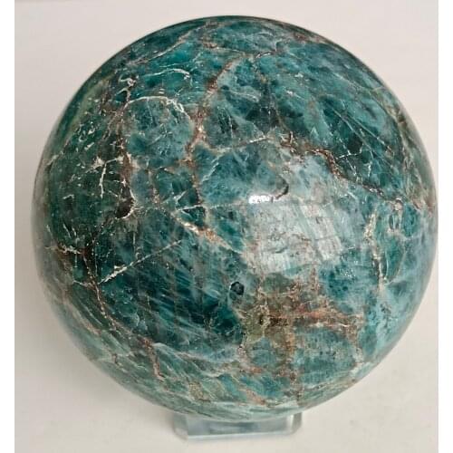 Unique Blue Apatite sphere phosphorite ball crystal balls 1pc 6-7cm