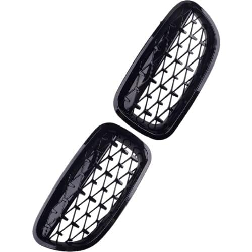 51137200727 51137200728 1 Pair Front Hood Grilles Fit for BMW 5 Series F10 Sedan M5 F11 Touring 2011 2012 2013 2014 2015 2016