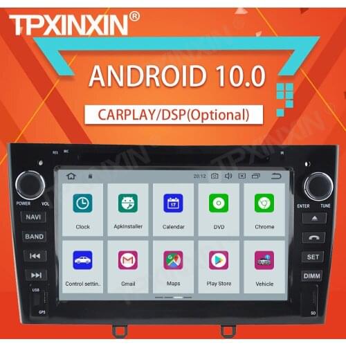 4+64G For Peugeot 408 2007-2010 Android 10.0 Screen Auto Tape Recorder Multimedia Audio Video Player GPS Navigation HeadUnit