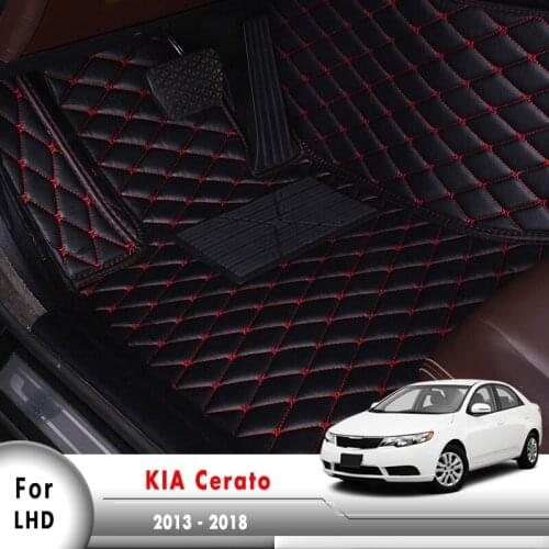 Car Styling Carpets Custom Auto Interior Decoration Accessories Car Floor Mat For Kia K3 2013 2014 2015 2016 2017 2018 Cerato