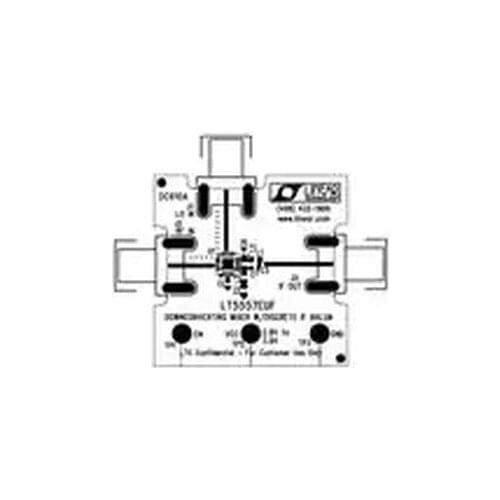 DC910A RF Development Tools LT5557EUF 400MHz to 3.8GHz down mixer, 1.95GHz RFin, 240MHz discrete matching IF