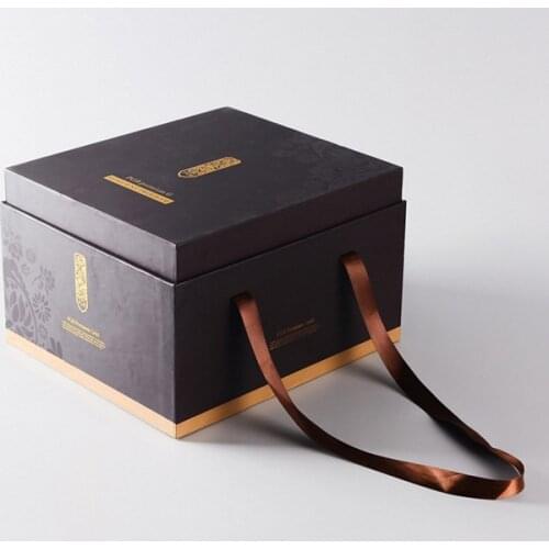 Book shaped decorative small magnetic flat cardboard packaging gift paper folding box ---DH11324