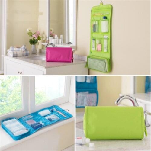 High quality Women Makeup Bags travel cosmetic bag Toiletries Organizer Waterproof Storage Neceser Hanging Bathroom Wash Bag