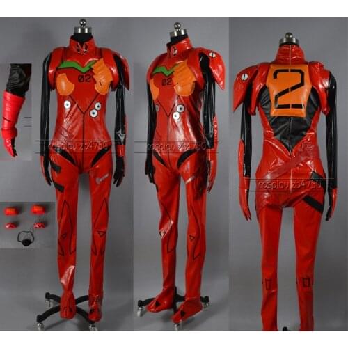 EVA Soryu Asuka Langley Battle suit cosplay Costume red costume 11