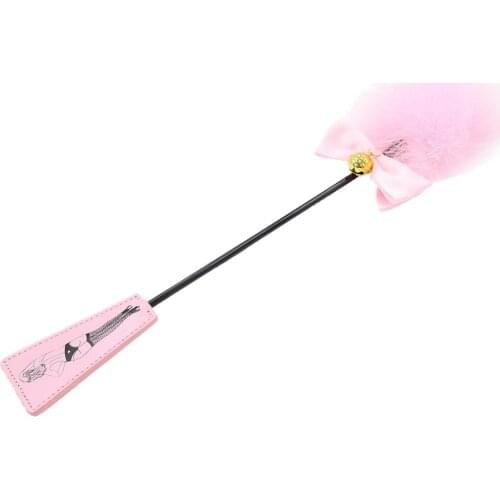 Flirting Whip Frisky Faux Feather Cosplay Fancy Dress Tease Tassel