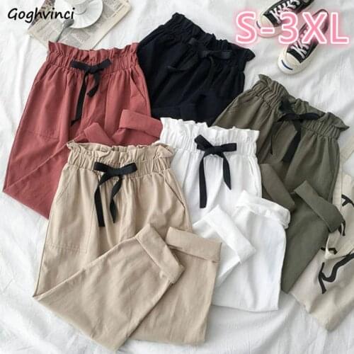 Женские брюки с высокой талией Goghvinci China At AliExpress