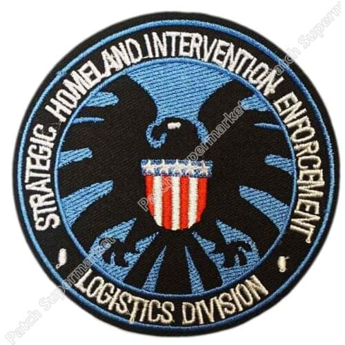 Command Blue New AGENT Movie Iron On Sew On Patch Wholesale Clothing Dropship