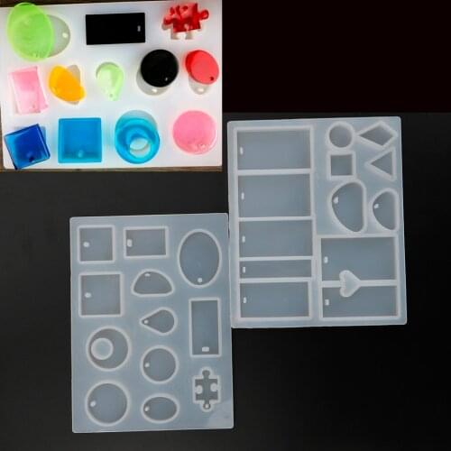 Pendant Silicone Mould Fashion Epoxy Resin Molds Scrapbooking DIY Resin Decorative Craft Jewelry Making Mold