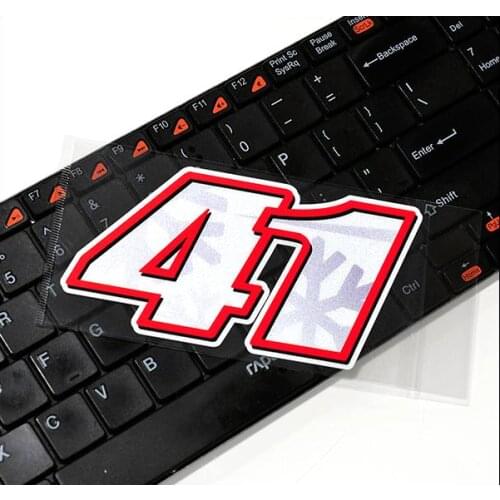 Motocross Noriyuki Haga #41 Snowflake Stickers Reflective Vinyl Car Sticker Racing Motorcycle Helmet Decals Superbike