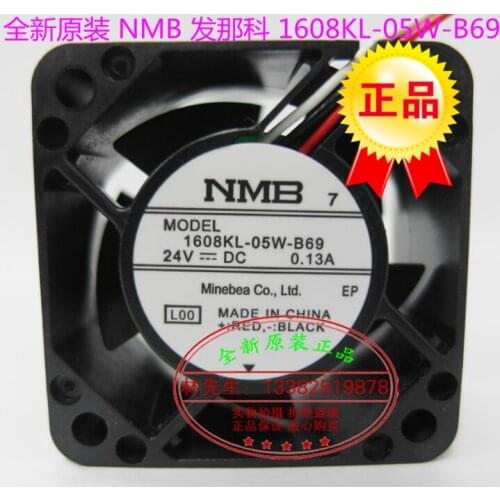 NEW NMB-MAT NMB 1608KL-05W-B69 FOR FANUC 4020 DC24V0.13A cooling fan