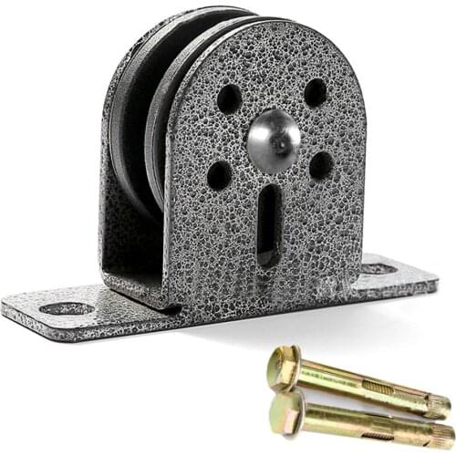 Single Pulley Block Stainless Steel Swivel Lifting Rope Gym Exercise Accessories Pulley Silent Roller