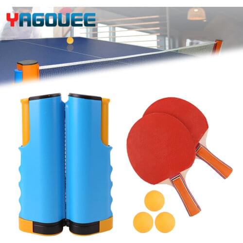 Table Tennis Net Portable Retractable Ping Pong Post Net Rack For Any Table Table Tennis Rack Replace Kit Ping Pong Set