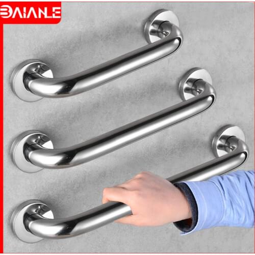 Bathroom Grab Bars for Elderly Disabled Barrier Free Safety Handrail Stainless Steel Shower Bathtub Handle Wall Mount Towel Rack