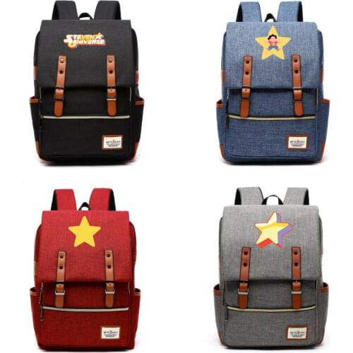 Steven Universe Gregs Star Graphic Backpack Teenagers Schoolbag Laptop Mochila