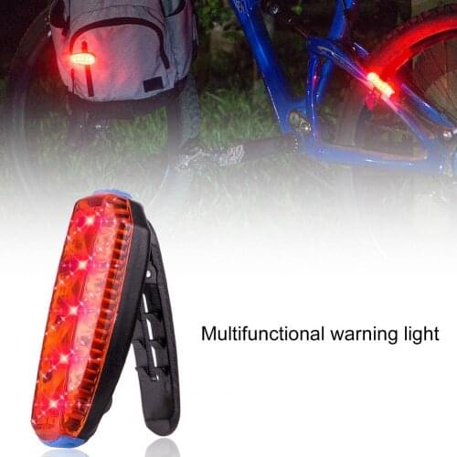 Bike Taillight Waterproof Riding Rear light Led Usb Chargeable Mountain Bike Cycling Light Tail-lamp Bicycle ABS Riding Light