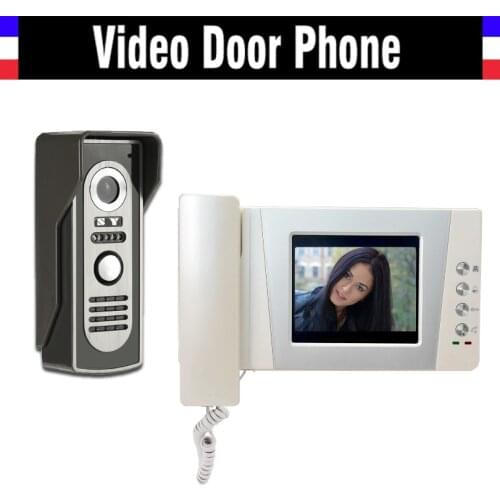 4.3" LCD monitor video doorbell door phone system video interphone kits IR Night Vision Camera video intercom for home