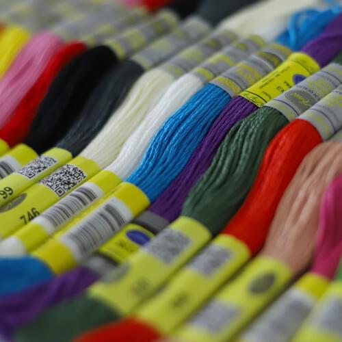 150 Different DMC Colors Cotton Floss Embroidery Thread Cross Stitch 8.7yds 100% Egyptian long fibrer cotton Double Mercerized