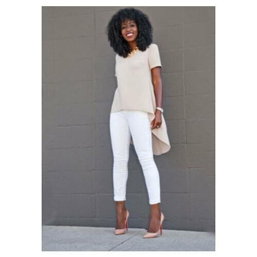 Women T Shirts Short Sleeve Chiffon Loose Fashion Ladies Summer Casual Tops O neck Solid Color Irregularity Shirt