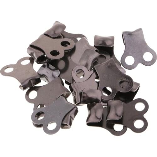 20pcs Boot Lace Hooks Lace Fittings Camp Hike Climbing Repair Buckles Hooks