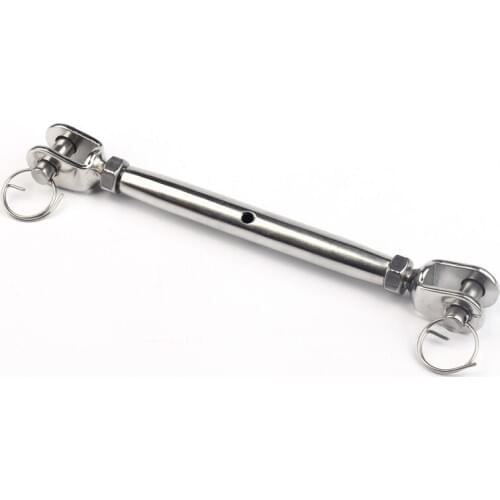 304 Stainless Steel M16 Rigging Hardware M16 Jaw and Jaw Close Body Type Turnbuckles