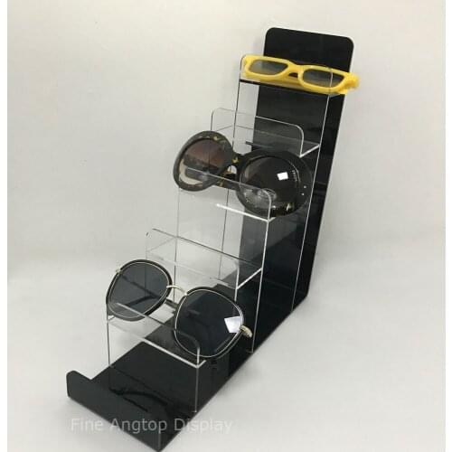Acrylic 6-tier Wallet Display Jewelry Stand Sunglasses Holder