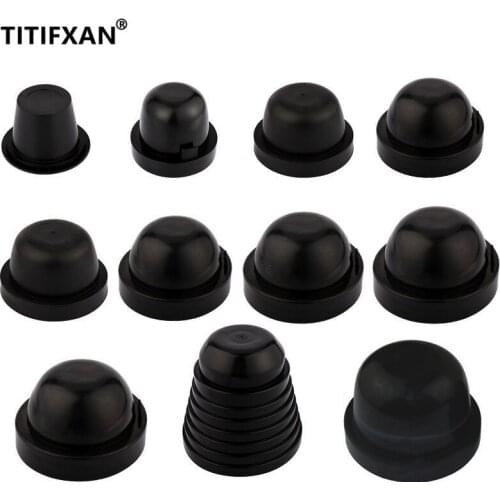 Car Led Headlight Plastic Rear Cover Modification Extended Dustproof Waterproof Rubber Cover Lamp Sealing Cap Universal Fastener