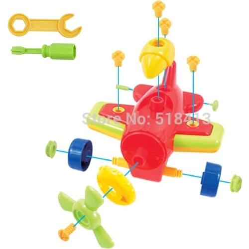 Propeller toy Propeller Aircraft Dismantling Educational Toys For Children Airplane Plastic 5-7 Years 2020