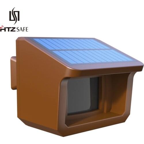 Extra Solar Wireless Motion Sensor/Detector - 800 Meters Wireless Transmission Range - 21 Meters Sensor Detection Range
