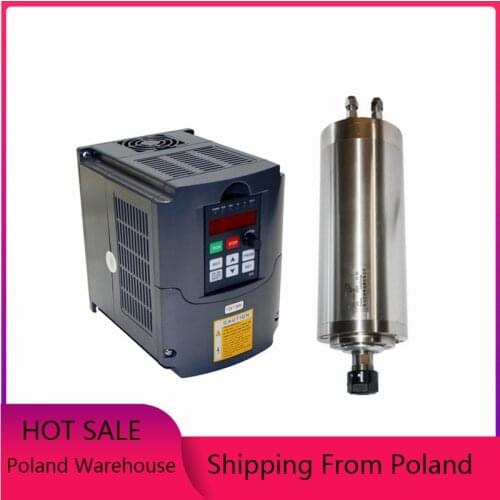 CNC Router Machine 2200W ER20 Air Cooling Spindle ER11 1500W Air-cooled Milling Spindle 3000W + 1.5KW VFD 2.2KW Inverter