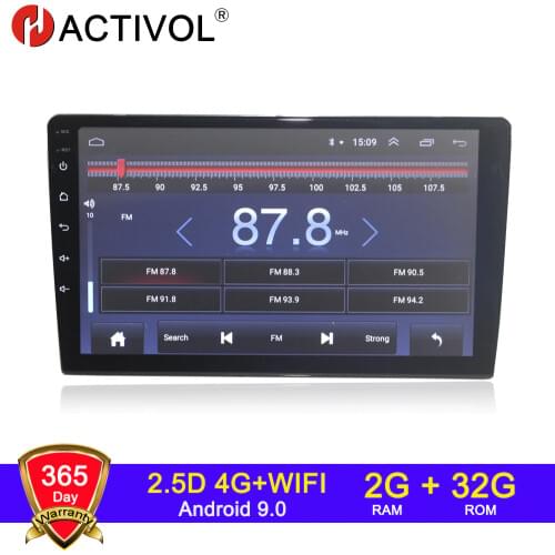 HACTIVOL 2G+32G Android 9.1 4G Car Radio for 9" 10.1" universal interchangeable car dvd player gps navi 2 din car accessory