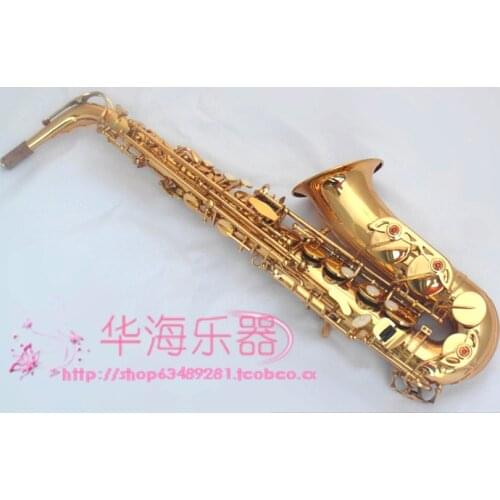 Playing Alto Instruments Chinese Brand Taiwan Jupiter JAS-779-II Gold Lacquer Alto Saxophone Eb Tune E Flat Brass Alto Saxofone