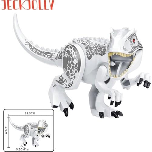 Jurassic World 2 Building Blocks Dinosaurs Figures Bricks Tyrannosaurus Indominus I-Rex Assemble Kids Toys Christmas
