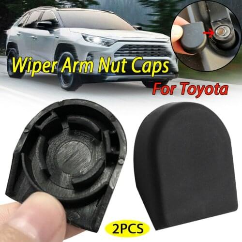 Car Front Windshield Wiper Arm Nut Cover Bolt Cap For Toyota Corolla OE#85292-0F010 Windshield Wiper Nut Cap