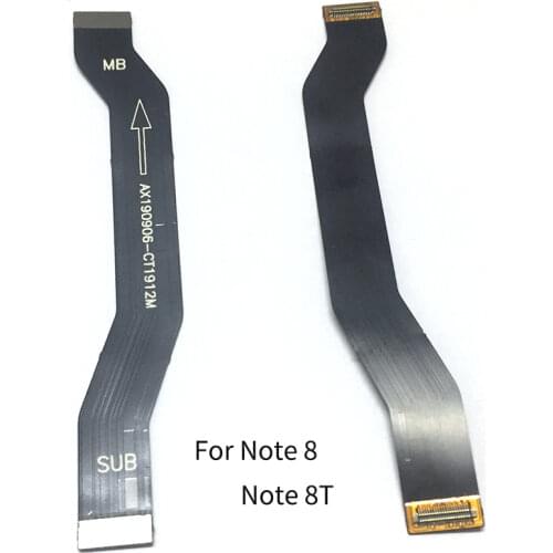50PCS Mother Board Flex For Xiaomi Redmi Note8 Note 8 Main Board Connector USB Board LCD Display Flex Cable Repair Parts