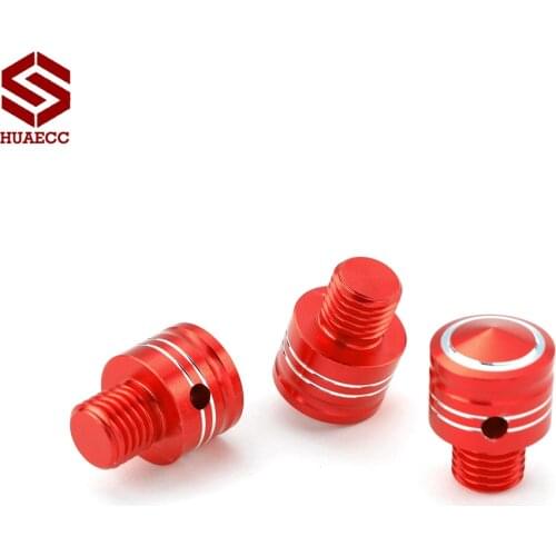 Motorcycle Rearview Mirror Thread Adapter Hole Plugs Bolt Screws for Yamaha Honda M10 Clockwise Counterclockwise Bolts