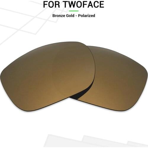 Mryok POLARIZED Replacement Lenses for Oakley TwoFace Sunglasses Bronze Gold