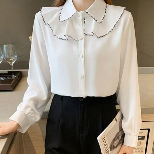 NOEEV Blouses With Embroidery