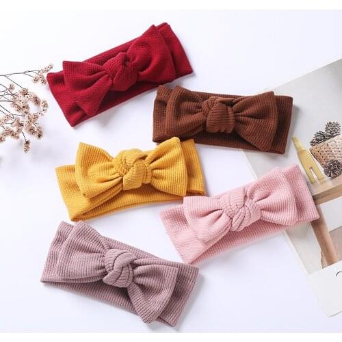 New Bowknot Baby Headband Elastic Twisted Turban Hairband Baby Girl Headbands Hair bands for Baby Girls Hair Accessories