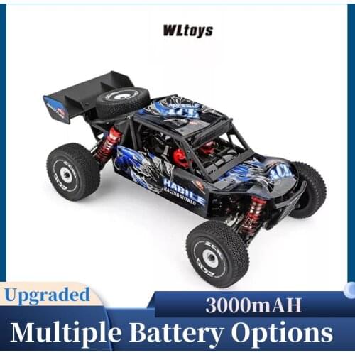 Wltoys 124018 High Speed Racing Car 60km/h 1/12 2.4GHz RC Car Off-Road Drift Car RTR 4WD Aluminum Alloy Chassis Zinc Alloy Gear