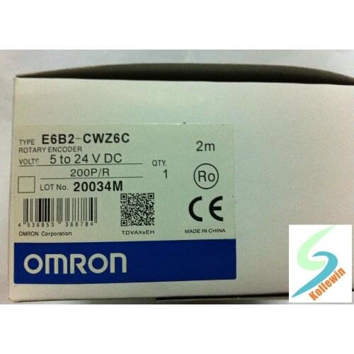 E6B2-CWZ6C 200P/R Incremental Rotary Encoder E6B2CWZ6C200P/R 5-24V DC, E6B2CWZ6C200PPR, free manual and installation instruction