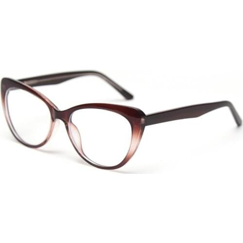 Veshion Retro Cat Eye Glasses for Women Big Frame Transparent Black Female Eyeglasses Prescription Clear Lens Decoration