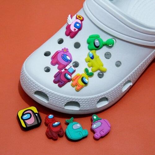 High-Quality New Style Crocs Shoe Accessories Jibz Childrens Favorite Various Game Characters Charm PVC Shoe Accessories